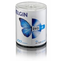 Dvd-r Elgin 4.7gb C/ 100 Unidades