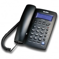Telefone Elgin com Fio C/ Identificador e Viva Voz Preto Tcf3000
