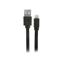 Cabo Usb-lightning P/ Iphone Flat 1,20m Preto 5+