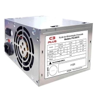 Fonte 200w C3tech (200w Real) Ps-200v4 Sem Cabo S/ Caixa