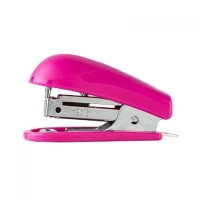 Grampeador Mini Plastico Rosa Maxprint Mx-g15