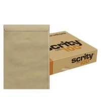 Envelope Skn334 Saco Ofcio 240x340 80g C/100 Kraft Natural