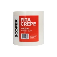 Fita Crepe 24mmx50m Sooper Pct 5un