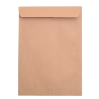 Envelope Saco 176x250mm Kraft Natural Gpk Pct 10un