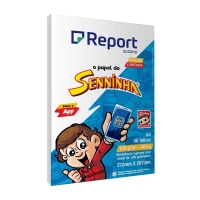 Papel A4 Report 120g Branco 210x297 Senninha C/ 50 Folhas