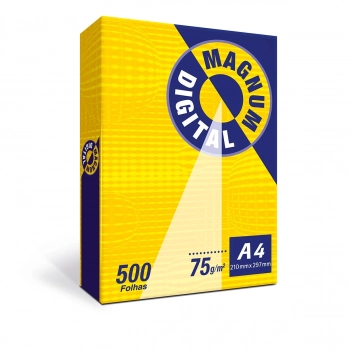 Papel A4 Magnum Brasil 75grs 210x297 Resma C/ 500 Folhas