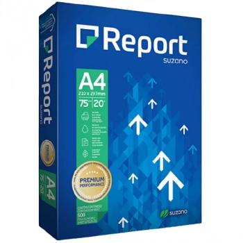 Papel A4 Report Verde Resma com 500 Folhas