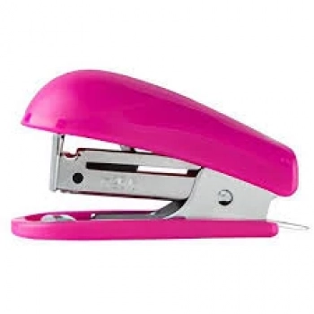 Grampeador Mini Plastico Rosa Maxprint Mx-g15