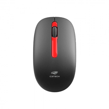 Mouse Wireless C3tech M-w15rbk Vermelho