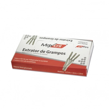 Extrator de Grampos Maxcril Caixa C/12 Unidades