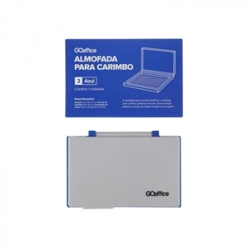 Almofada para Carimbo Go Office no 3 Azul