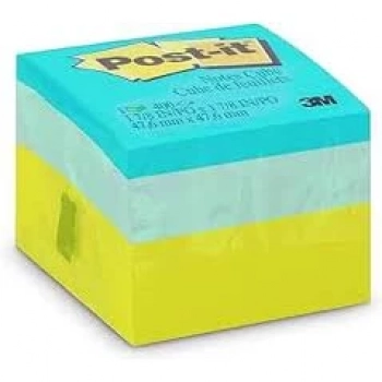 Bloco Adesivo Post-it 3m 47,6x47,6mm Cubo Verde