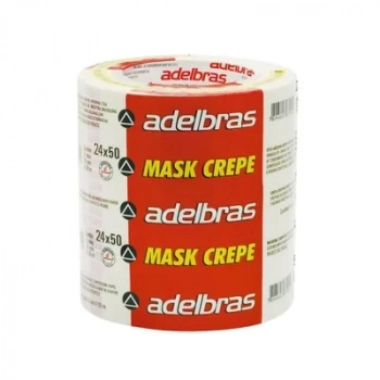 Fita Crepe 24mmx50m Adelbras Mask 710 Pct 5un