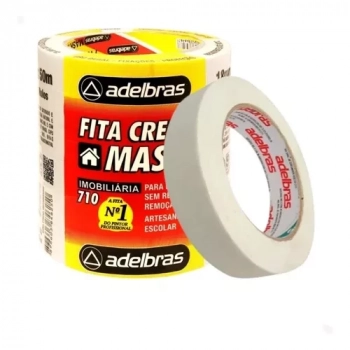 Fita Crepe 18mmx50m Adelbras Mask 710 Pct 6un