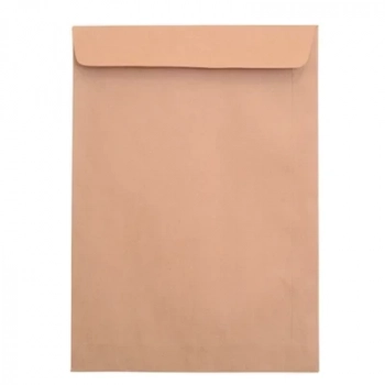 Envelope Saco 176x250mm Kraft Natural Gpk Pct 10un