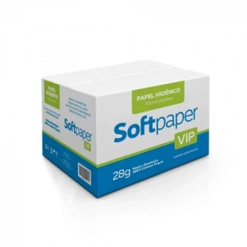 Papel Higienico Interfolhado Softpaper Vip Fd 28g Cx 12.000un