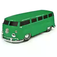 Kombi Verde Escuro Super Bus Pneus de Borracha Poliplac 7331