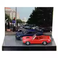 Diorama Ncis Dodge Charger e Plymouth Cuda 1:64 Greenlight