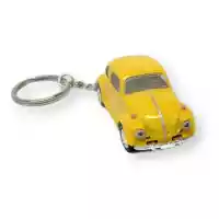 Chaveiro Miniatura Fusca Amarelo Liso 1:64 Kt2540dk