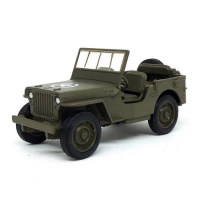Miniatura Jeep Willys 1941 Exercito Armor Squad 1:32 Welly