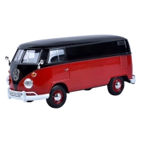 Miniatura Volks Kombi Van T1 Delivery Vermelha 1:24 Motormax