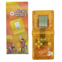 Mini Game Bolso Tetris Retro Laranja Fidget Toys
