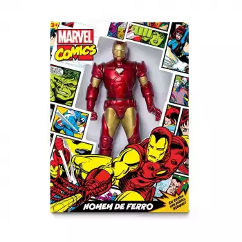 Boneco Homem de Ferro Marvel Comics 45 Cm Original Mimo 0553