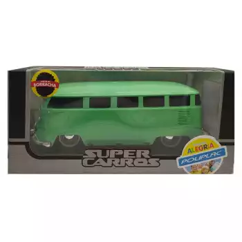 Kombi Verde Claro Super Bus Pneus de Borracha Poliplac 7331