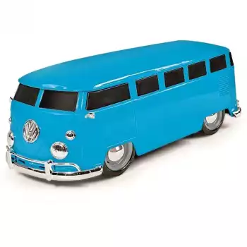 Kombi Azul Claro Super Bus Pneus de Borracha Poliplac 7331