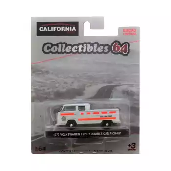 Miniatura Volkswagen Type 2 Double Cab Pick-up 1977 California Collectibles 64