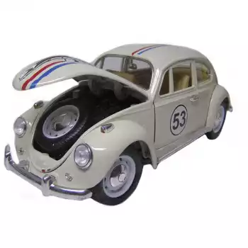 Miniatura Fusca Herbie 53 Escala 1:18 9801cw