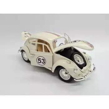 Miniatura Fusca Herbie 53 Escala 1:18 9801cw