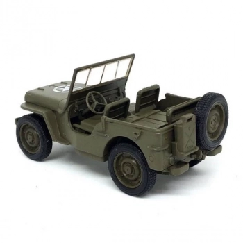 Miniatura Jeep Willys 1941 Exercito Armor Squad 1:32 Welly