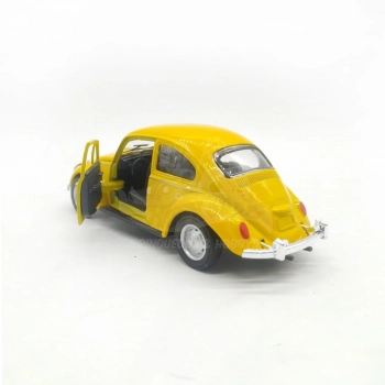 Miniatura Fusca Classico 1967 Amarelo 9901cw - 1:32