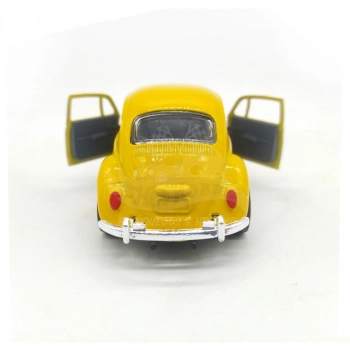 Miniatura Fusca Classico 1967 Amarelo 9901cw - 1:32