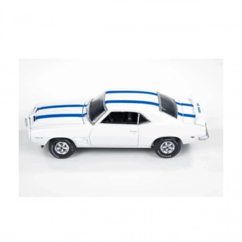 Miniatura 1969 Pontiac Firebird Trans Am Branco Aw Vintage Muscle 64002