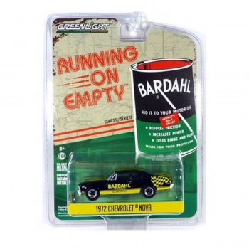 Miniatura 1972 Chevy Nova Bardhal Running Empty Serie 11 - 1:64 Greenlight