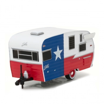 Miniatura Trailer Shasta 15 Airflyte Hitched Homes Serie 2 1:64 Greenlight
