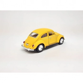 Miniatura Fusca Classico 1967 Amarelo 1:32 Kinsmart Kt5057d