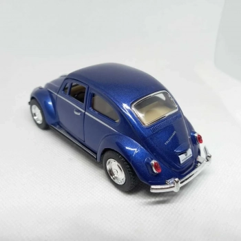 Miniatura Fusca Classico 1967 Azul 1:32 Kinsmart Kt5057d