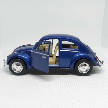 Miniatura Fusca Classico 1967 Azul 1:32 Kinsmart Kt5057d