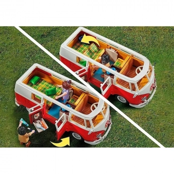 Vw Kombi Corujinha Camping Bus Playmobil 70176