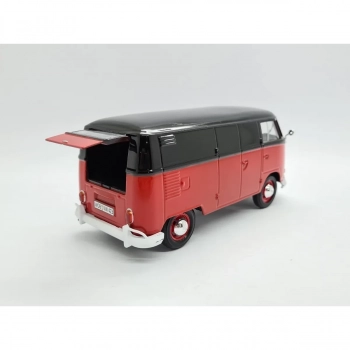 Miniatura Volks Kombi Van T1 Delivery Vermelha 1:24 Motormax