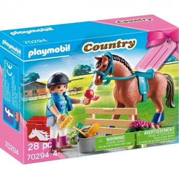 Set Fazenda Dos Cavalos 28 Pecas Playmobil 70294