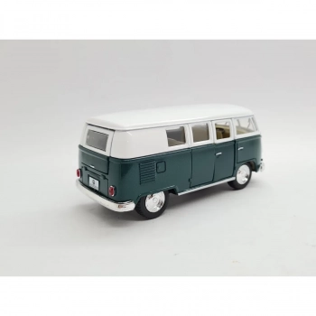Miniatura Kombi Volkswagen 1962 Verde 1:32 Kinsmart