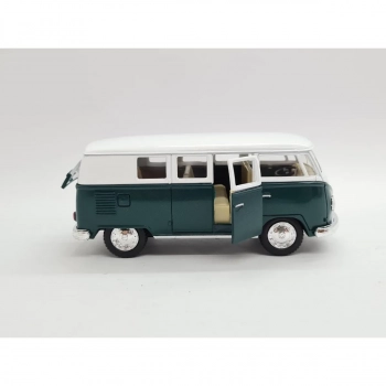 Miniatura Kombi Volkswagen 1962 Verde 1:32 Kinsmart