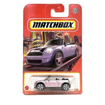Miniatura Mini Cooper S Cabrio 2010 Matchbox 1:64 Gvx62