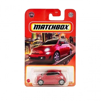 Miniatura Fiat 500 Turbo 2019 Matchbox 1:64 Gvx13