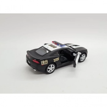 Miniatura Carro Chevrolet Camaro 2014 Policia Ferro 1:38