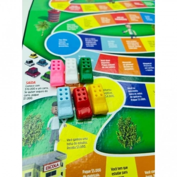 Kit jogo tabuleiro banco imobiliário + jogo da vida estrela - T-Gift Store